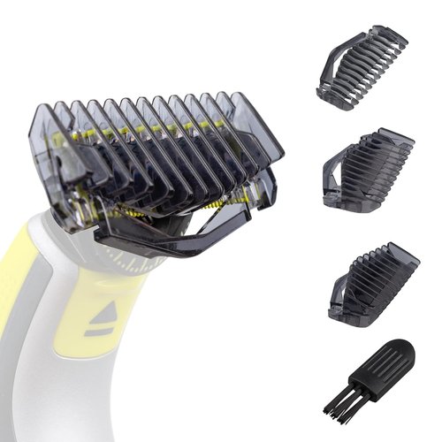 Philips Norelco OneBlade Guide Combs - Trimmer Guards Kit for Face & Body | 1/3/5mm Sizes