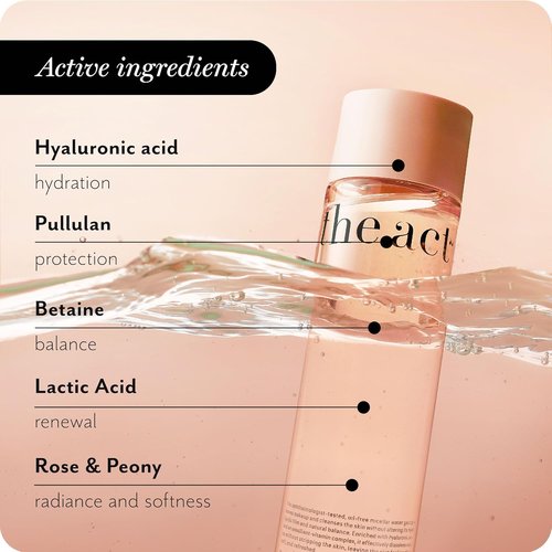 Act Micellar Water Makeup Remover - Gentle, Hydrating & Alcohol-Free Formula for Sensitive Skin | 8.45 fl oz