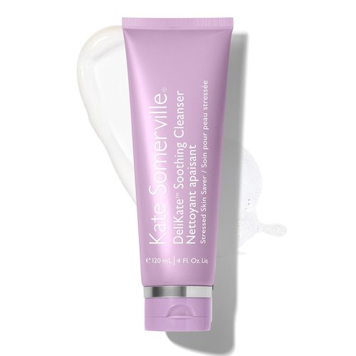 Kate Somerville DeliKate Soothing Cleanser - Hydrating Face Wash for Sensitive Skin, 4 Fl Oz | Relieves Redness & Irritation