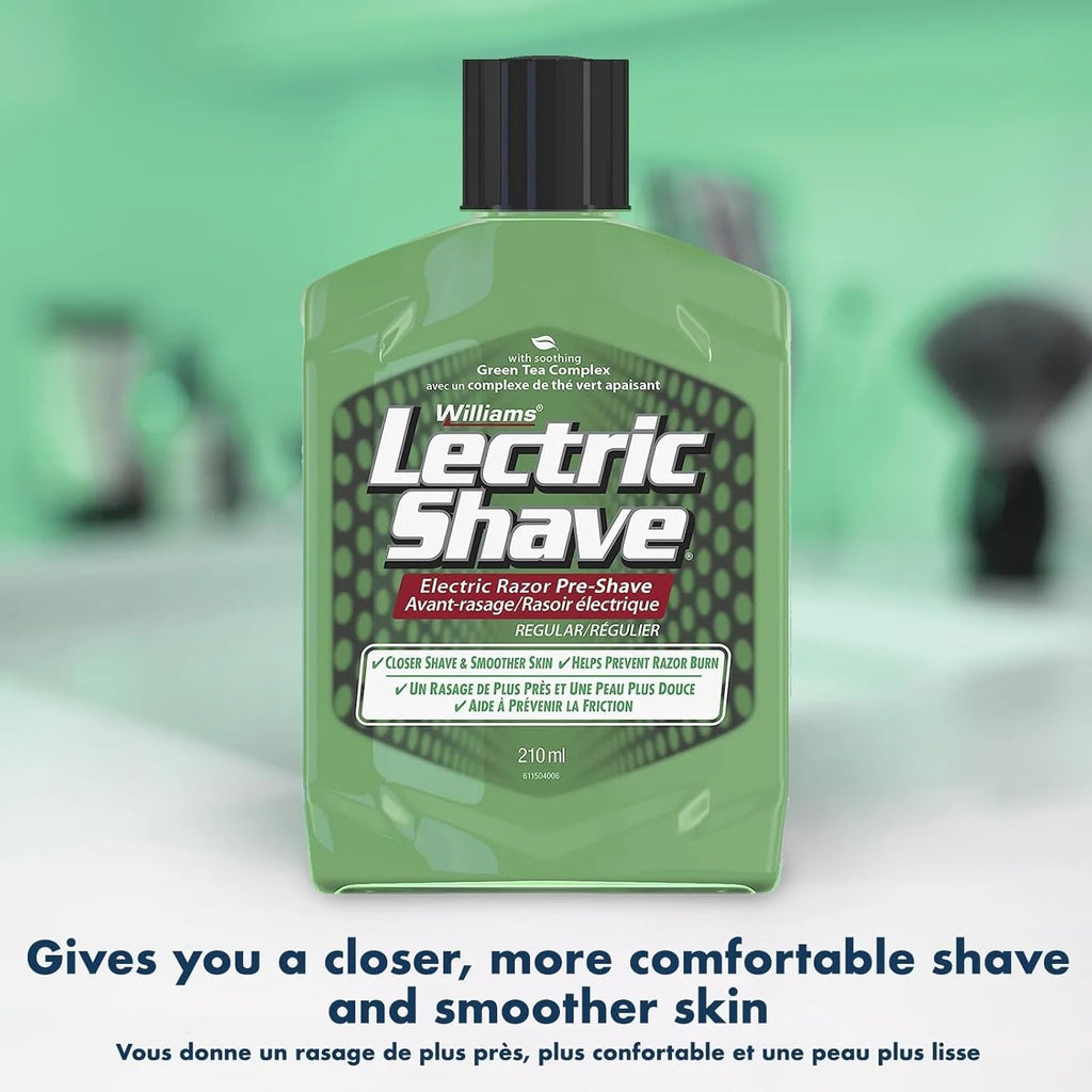 Williams Lectric Shave Lotion Regular - 7 Oz, Pack of 2 by Lectric Shave