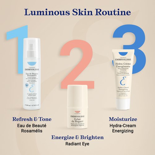 Embryolisse Vitamin C Energizing Face Moisturizer. Radiance-Boosting, Anti-Aging Daily Cream for Immediate and long-lasting hydration & Glow, 1.35 Fl Oz