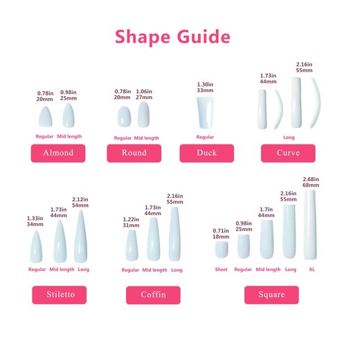 LOVFUL Press on Nails Verona Handmade Curve | Handmade with Full Covered Crystals | Reusable Fake Nails | Square Mid length 1.7in | H186-M