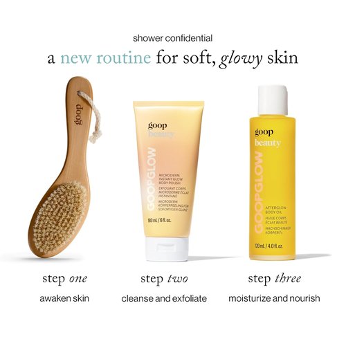Goop Beauty Microderm Body Polish - Exfoliating Scrub & Foaming Cleanser for Glowing Skin | 6 fl oz