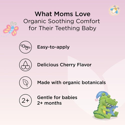 Hyland's Baby Organic Daytime and Nighttime Soothing Drops Combo Pack, Drops for Oral Discomfort, 2 oz.