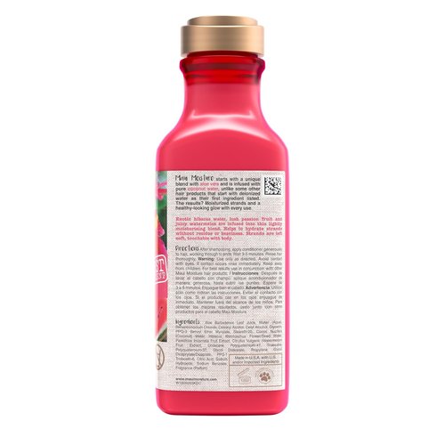 Maui Moisture Conditioner - Lightweight Hydration with Hibiscus Water & Aloe Vera | Vegan, 13 Fl Oz