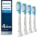 Philips Sonicare C3 Replacement Electric Toothbrush Heads - 4 Pack, One Year Supply, White, HX9044/65