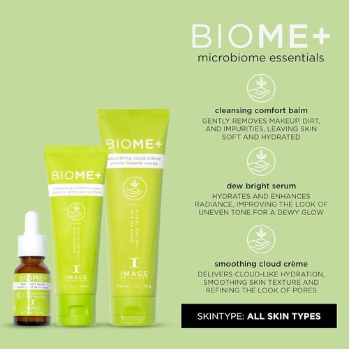 IMAGE Skincare BIOME+ Dew Bright Serum - Microbiome-Friendly Facial Serum for Enhanced Luminosity