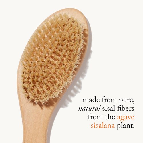 goop Beauty Dry Brush | Detoxifying Body Exfoliator | Wooden Handle with Natural Biodegradable Sisal Fibers | Sweeps Away Dead Skin | FSC Certified