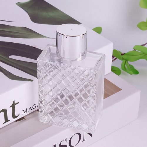 Gsteng 100ml/3.4oz Glass Perfume Atomizer Bottles, 2pcs Refillable Empty Perfume Bottle Atomizer, Portable Cologne Travel Perfume Atomizer