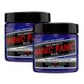 MANIC PANIC Classic Ultra Violet Semi Permanent Hair Color - Blue-Toned Purple Hair Dye for Women & Men That Lasts 4-6 Weeks - Vegan, Ammonia & Cruelty-Free - Create & Mix Custom Shades (4oz / 2pk)