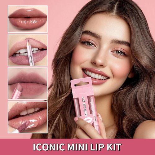 Regine Switzerland Matte Liquid Lipstick Set - Long Lasting Hydrating Lip Balm & Liner | 3PCS Non-Sticky, Waterproof
