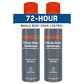 Mando Whole Body Deodorant For Men - Invisible Spray - 72-Hour Odor Control - Aluminum & Benzene Free - 3.6 oz Cans (Pack of 2) - Mt Fuji