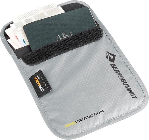 Sea to Summit Travelling Light Neck Pouch - RFID Protection | Large Size for Travel Convenience