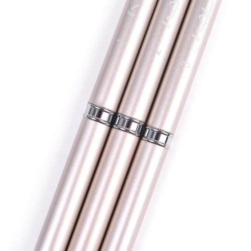 KADS Nail Art Liner Brushes Kolinsky Nail Art Brush Liner Brush UV Gel Polish Painting Nail Design Brush Metal Handle Nail Drawing Pens 8/15/20mm (8mm+15mm+20mm)
