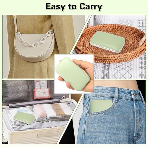 Manicure and Pedicure Kit, Manicure Kit, Nail Clipper Set, Manicure Set, Nail Clippers for Men Women,Travel Nail Clippers Kit, Personal Care Set, Grooming Kit Gifts for Women Friendsgiving(Sage Green)