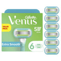 Gillette Venus Extra Smooth Womens Razor Blade Refills, 6 Count, Designed for a Close, Smooth Shave