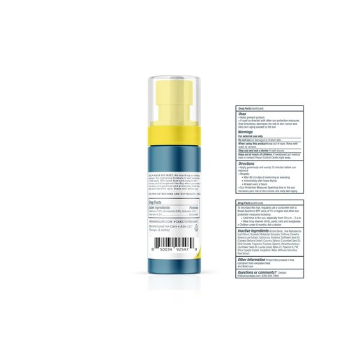 Oars + Alps Sunscreen Spray Mist - SPF 35 Face & Scalp Protection, Water & Sweat Resistant, 1.5oz