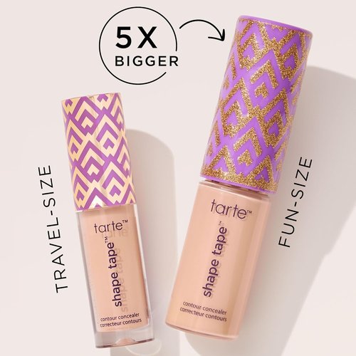 Tarte Shape Tape Best-Sellers Set - Shape Tape Concealer, Hydrating Lip Gloss Balm & Mascara for Volume & Length