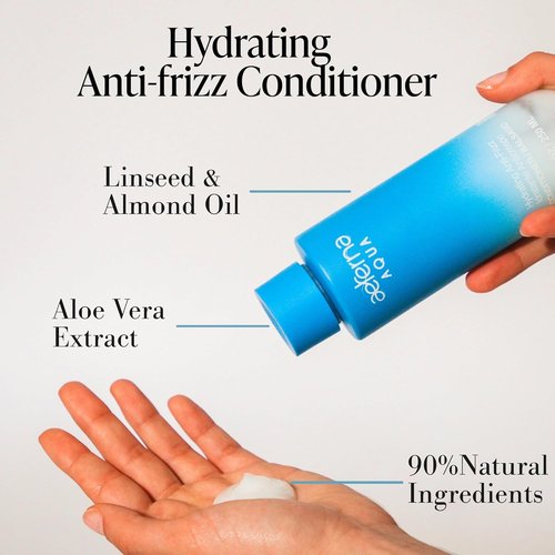 Aeterna AQUA Anti-Frizz Conditioner - Deep Hydration with Aloe Vera & Natural Oils | Sulfate-Free - 250 ml