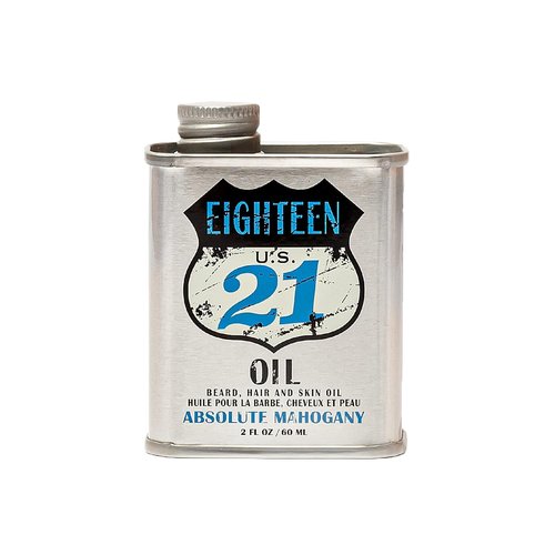 18.21 Man Made Hair, Skin & Beard Oil - Non-Greasy Conditioning Balm with Castor, Jojoba & Argan Oils | Premium Tattoo & Mustache Care