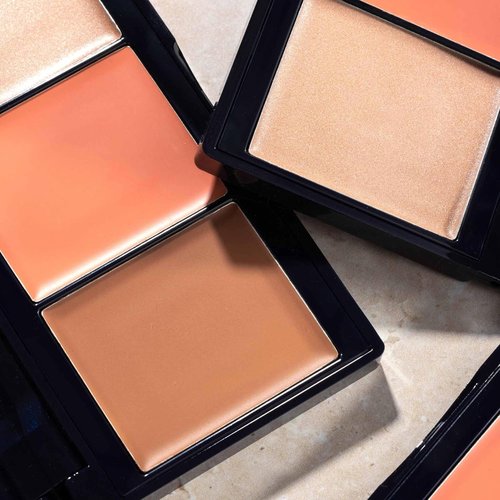 Lune+Aster Creamy Cheek Trio - Ultra-Blendable Bronzer, Blush & Highlighter Palette | All-In-One Set
