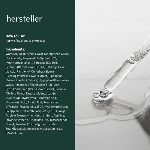hersteller Little Drops Hi-light Ampoule 43ml, 1.5 Fl Oz Brightening Toning Moisturizing Calming Daisy Flower Extract Vegan Facial Skin Korean Skincare