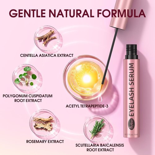 Skiennix Eyelash Growth Serum - Premium Formula for Longer, Fuller Lashes & Brows | Gentle & Vegan