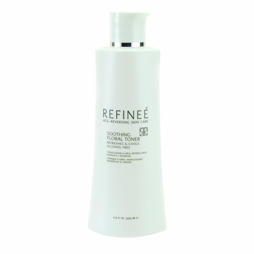 Refinee Soothing Floral Face Toner - Alcohol-Free Hydrating & Firming Rose Water | 6oz