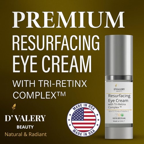 Regine Switzerland Anti-Aging Eye Cream - Hydrating Tri-RetinX Complex for Puffiness & Dark Circles - 0.5 oz