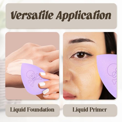 Profusion Cosmetics Wicked Blend Blending Sponge and Sponge Holder, Versatile Tool for Smooth and Enhanced Makeup Application, Achieve Ideal Blending