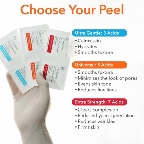 Dr Dennis Gross Alpha Beta Universal Daily Peel: for Uneven Tone or Texture and Fine Lines or Enlarged Pores, (5 Treatments)