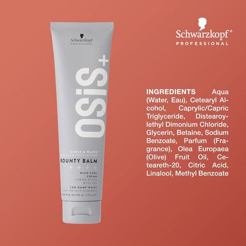 OSiS+ Bounty Balm - Curl Cream for Frizz Control & Enhanced Natural Texture