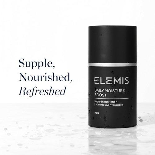 ELEMIS Daily Moisture Boost for Men - Lightweight Hydrating Post-Shave Lotion | 50 mL for Soothing, Nourishing Skin