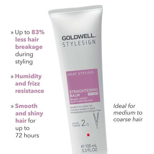 Goldwell StyleSign Straightening Balm - Frizz Control & Sleek Finish | 5.1 oz