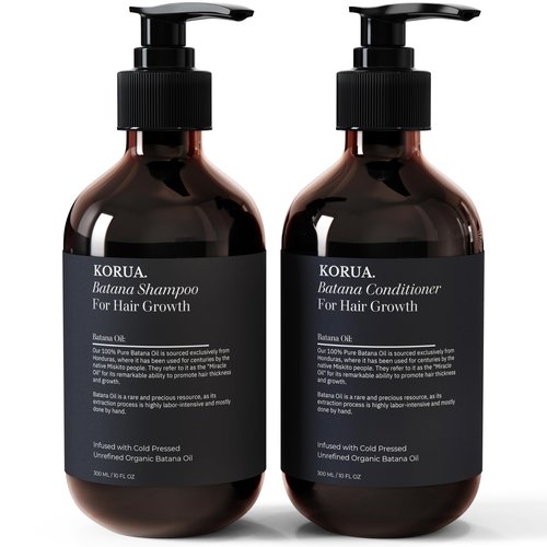 Batana Oil Shampoo and Conditioner for Hair Growth and Healthy Hair