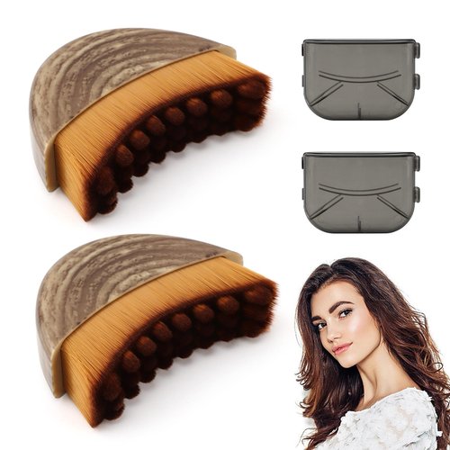 Lymphatic Contour Face Brush, 2PCS Lymphatic Drainage Massager Dry Brushing for Jawline and Chin Contour, Facial Dry Brush, Drainage Tool for Puffiness Relief and Relieve Fatigue