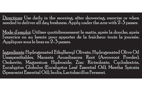 Brickell Men's Products Natural Deodorant - Organic, Aluminum-Free Formula | Eucalyptus & Mint, 2.65 Oz