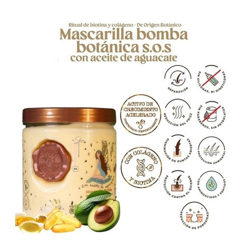 Ritual Botánico Keratina Orgánica | Treatment to Straighten, Repair and Relax Hair | All Natural, Organic & Vegan Ingredients | Product of Colombia | 2 Piece Kit