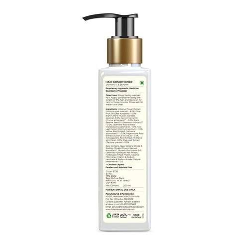 Forest Essentials Hair Conditioner, Japapatti and Brahmi, 200ml
