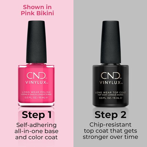 CND Vinylux Nail Polish - Longwear Pink Color with Gel-Like Shine | 0.5 Fl Oz, Chip Resistant