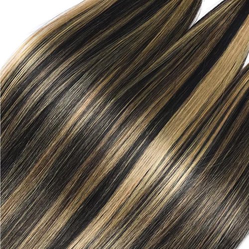 P4/613 Blonde Bundles Human Hair Straight Bundles 16 18 20 Inch Human Hair Weave 3 Bundle Unprocessed Brazilian Virgin Hair Brown Straight Human Hair Extensions 50 Grams/Bundle