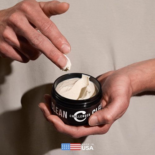 Challenger Fragrance-Free Cream Pomade - Non-Comedogenic Hair Gel for Medium Firm Hold | 3oz