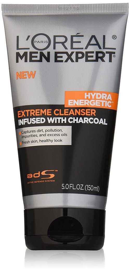 L'Oreal Paris Men Expert Charcoal Facial Cleanser & Anti-Wrinkle Moisturizer Gift Set | 2-Pack