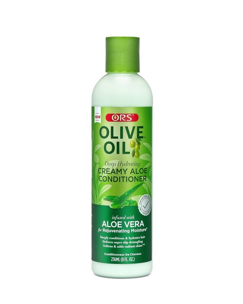 ORS Olive Oil Conditioner - Deep Hydrating Aloe Vera Formula for Moisture & Shine | 8 Ounces