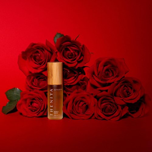 Regine Switzerland Cuticle Oil - Strengthening & Hydrating Vegan Formula with Jojoba & Vitamin E | 5mL Roll-On (Rose Fragrance)