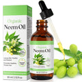 APUUFYQC Neem Oil for Skin, Pure Natural Cold Pressing, Free of Hexane, Nourishes the Skin and Hair, Reduces Fine Lines, 2.02 Oz