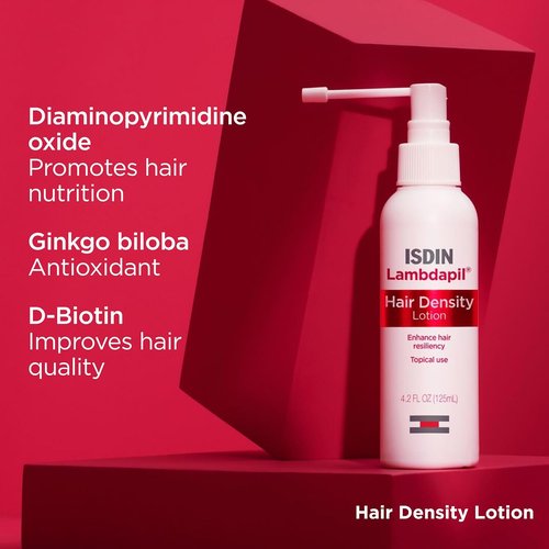ISDIN Lambdapil Hair Loss Lotion - Strengthen Thinning Hair | 4.2 Fl. Oz.