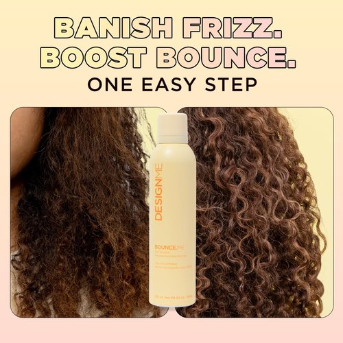 DesignMe Bounce.ME Curl Cream & Mousse for Curly Hair - Defines, Hydrates & Controls Frizz | Non-Sticky Formula