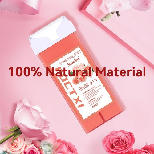 FOCTXI Roller Waxing Kit for Women's Sensitive Skin, 2 Ounce, Hair Removal for Legs