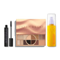 Urban Decay Radiant Holiday Makeup Set - Glow Getter 3Pc Bundle with Dewy Setting Spray, Eyeshadow Palette & Mascara